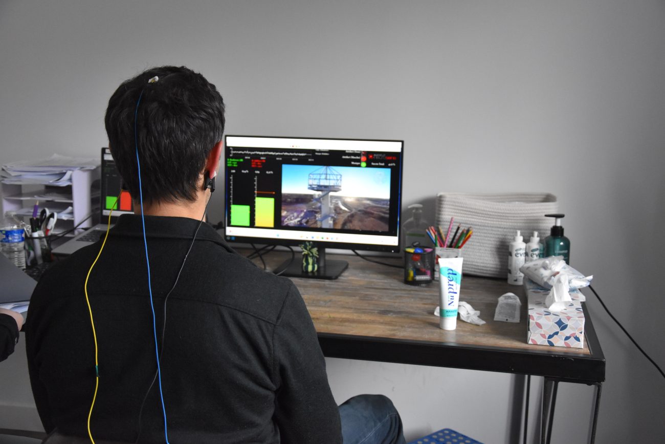 Séance de neurofeedback au Centre Élan